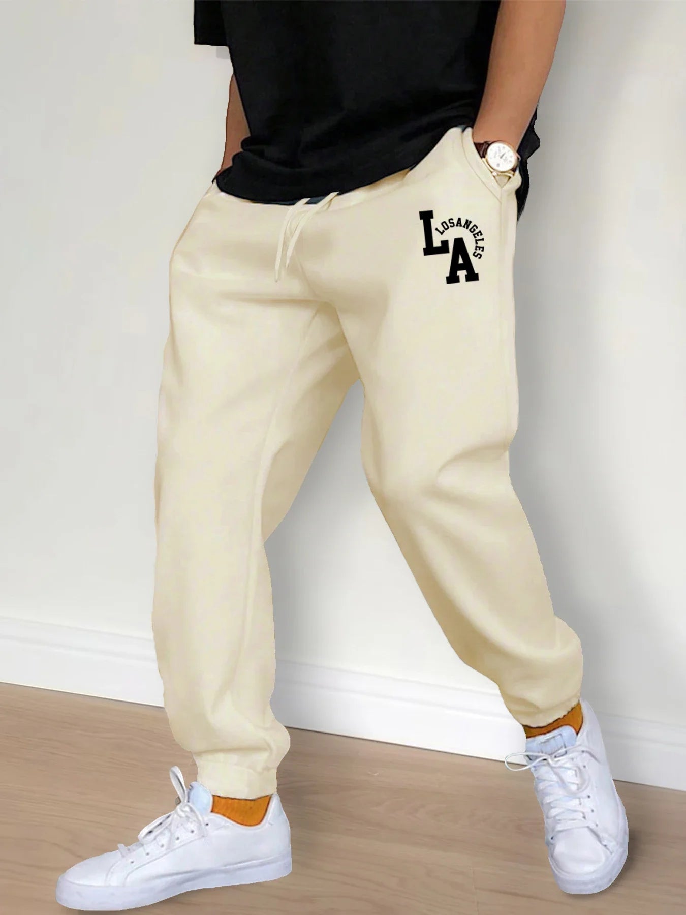 Men's Casual Drawstring Joggers - I Love Goods