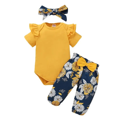Picture-Perfect! Floral 3PC Baby Set - I Love Goods