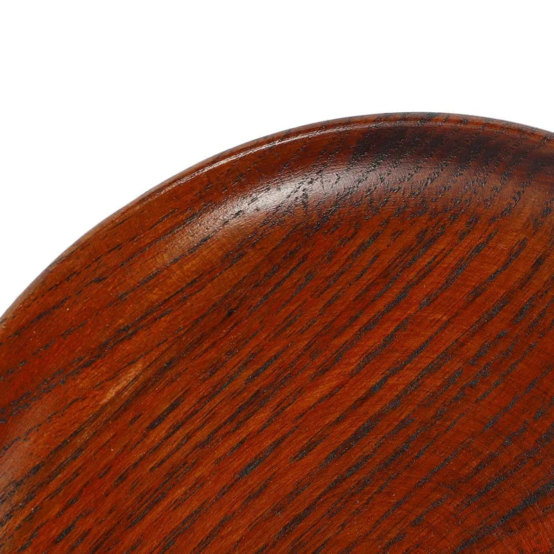 Smooth Round Wooden Bread Dish Tray / Seasoning Plate - I Love Goods