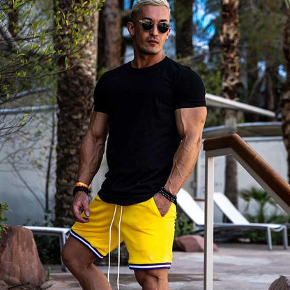Slim-Fit Muscle Workout T-Shirt - I Love Goods