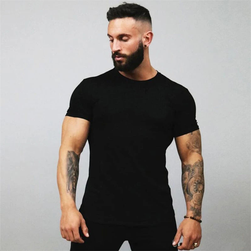 Slim-Fit Muscle Workout T-Shirt - I Love Goods