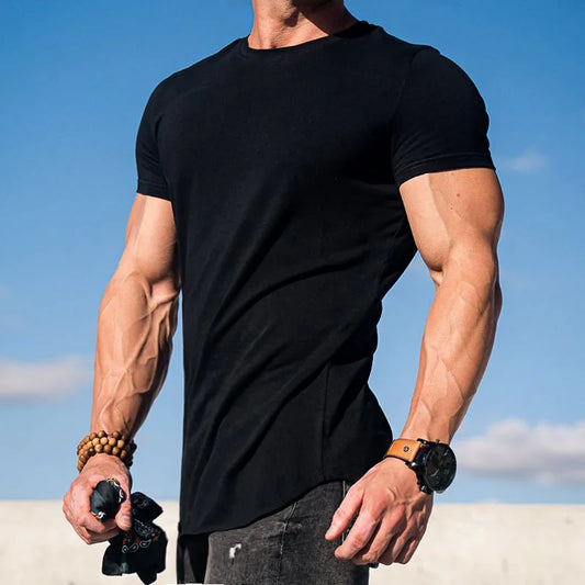 Slim-Fit Muscle Workout T-Shirt - I Love Goods