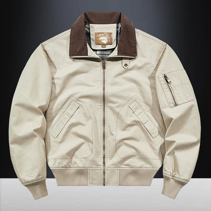 New 2025 Men's Retro Cotton Lapel Jacket - I Love Goods