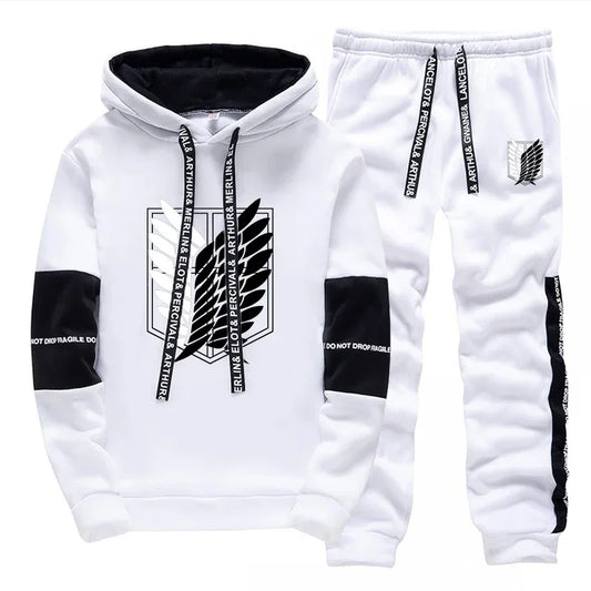 Men's Single Piece Hooded Printed Tracksuit - I Love Goods