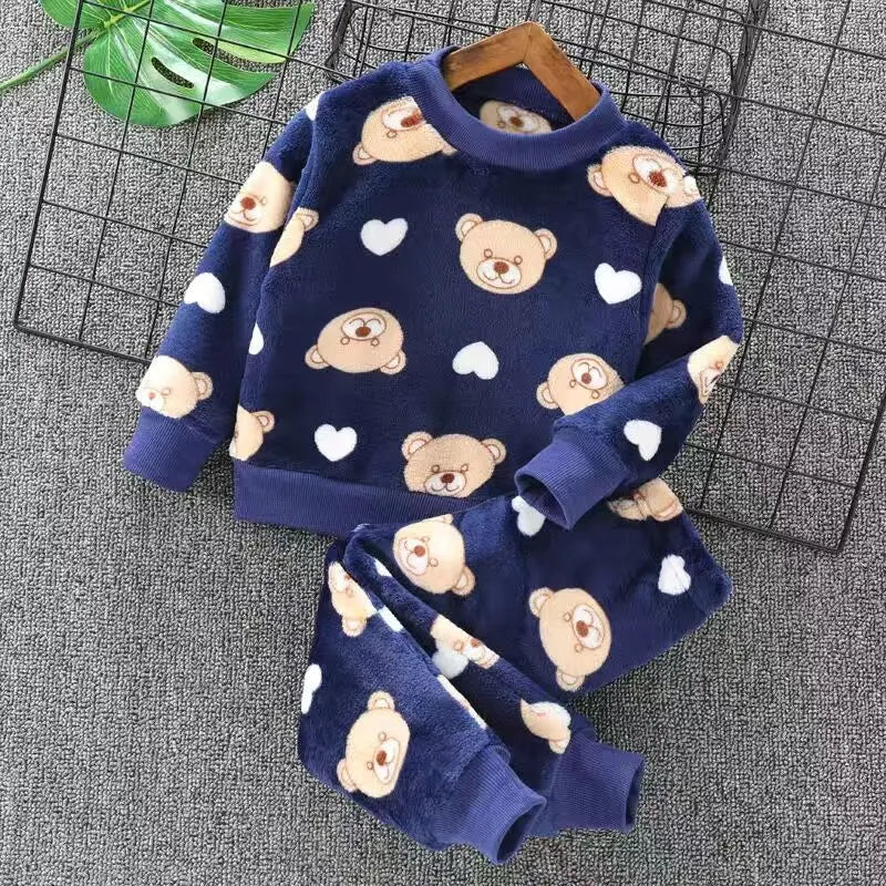 Cozy Warmth! 3PC Fleece Toddler Suit - I Love Goods