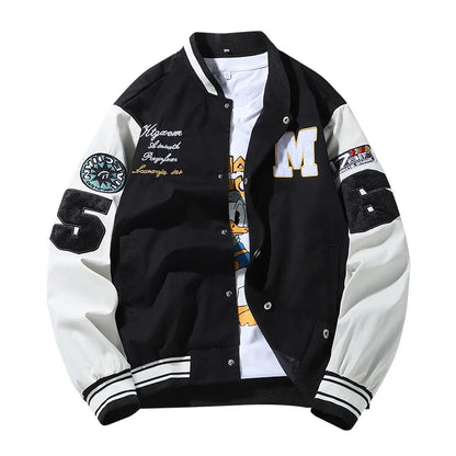 Casual Loose Baseball Uniform Jacket - I Love Goods