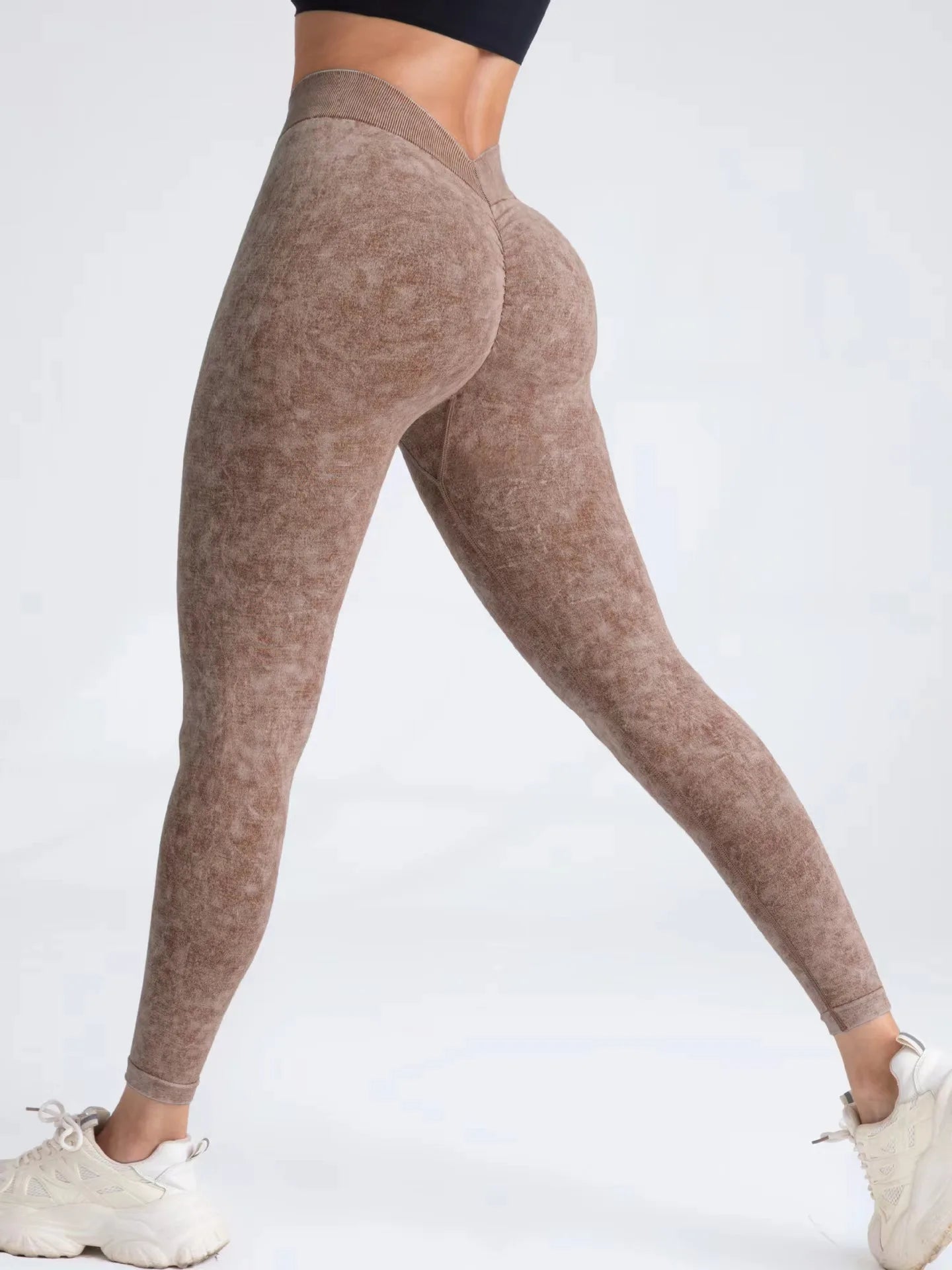 V-Back Seamless Yoga Set - I Love Goods