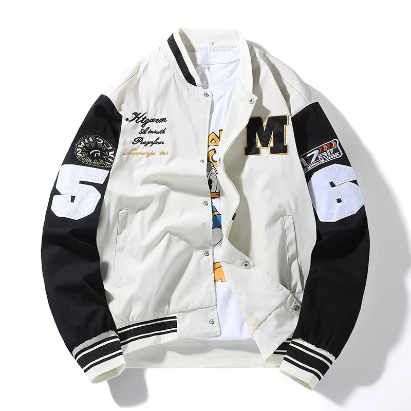 Casual Loose Baseball Uniform Jacket - I Love Goods