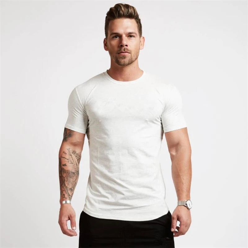 Slim-Fit Muscle Workout T-Shirt - I Love Goods