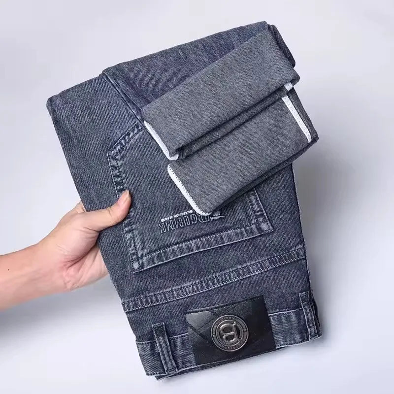 Versatile Slim Straight Jeans - I Love Goods