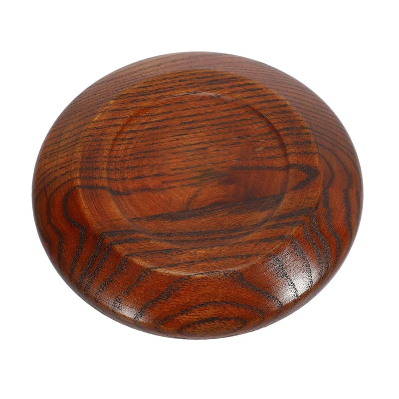 Smooth Round Wooden Bread Dish Tray / Seasoning Plate - I Love Goods