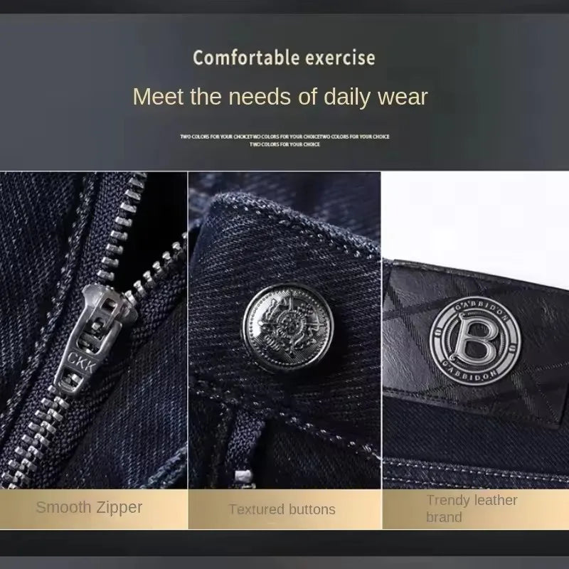 Versatile Slim Straight Jeans - I Love Goods