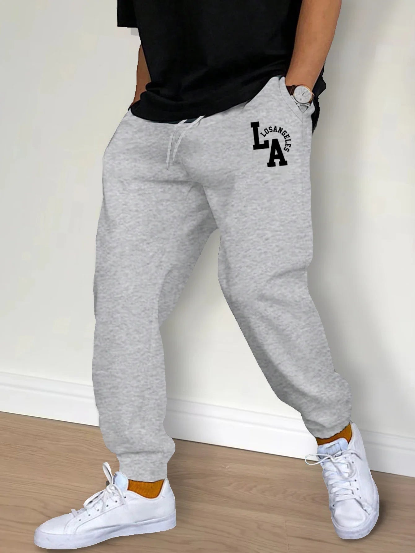 Men's Casual Drawstring Joggers - I Love Goods