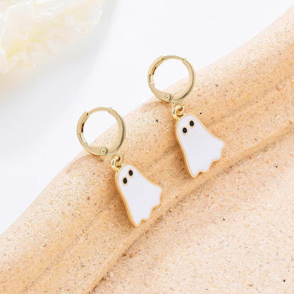 Cute Ghost Huggie Hoop Earrings - I Love Goods