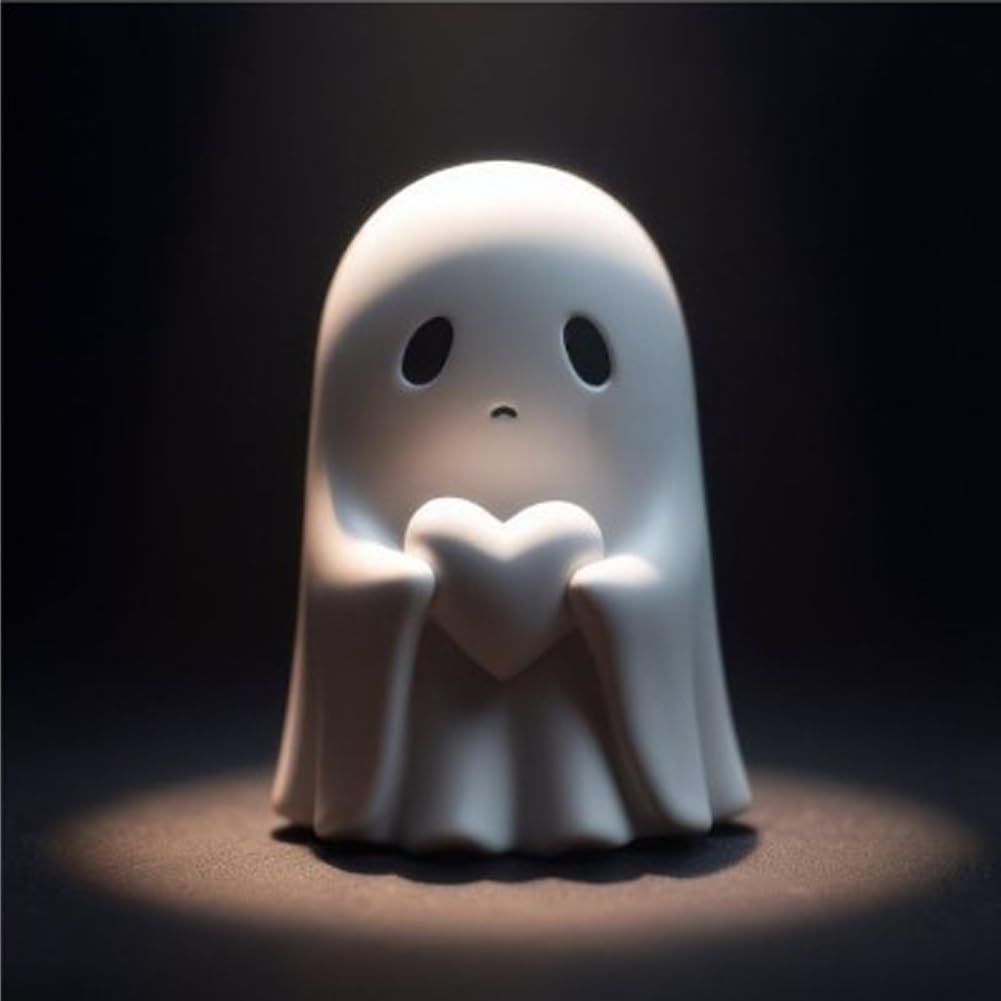 Halloween Middle Finger Love Ghost Ornaments - I Love Goods