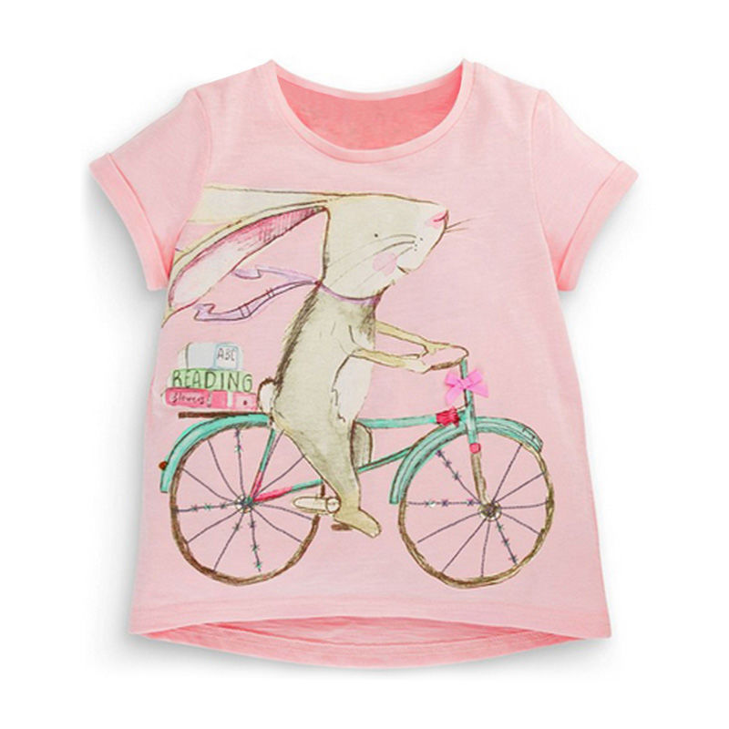 Baby Girls Simple Short-sleeved T-shirt - I Love Goods