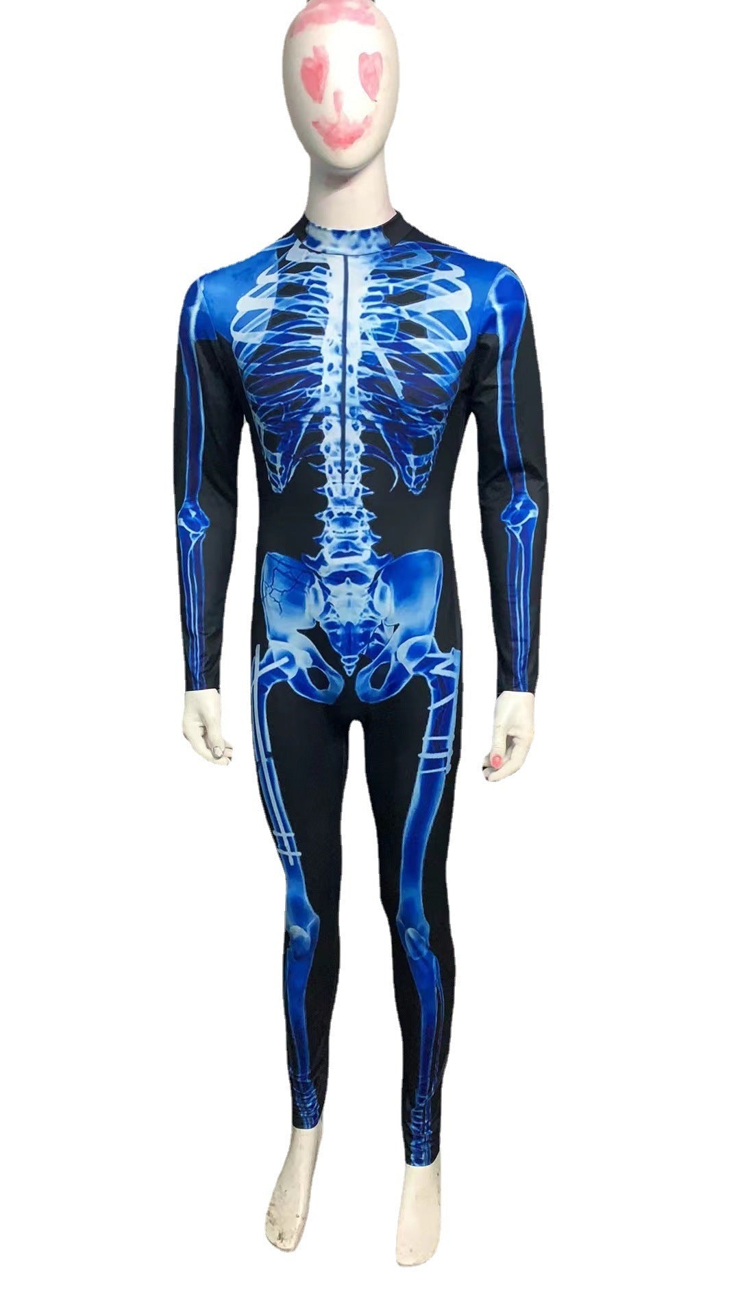 Spooky Skeleton 3D Print Bodysuit - I Love Goods