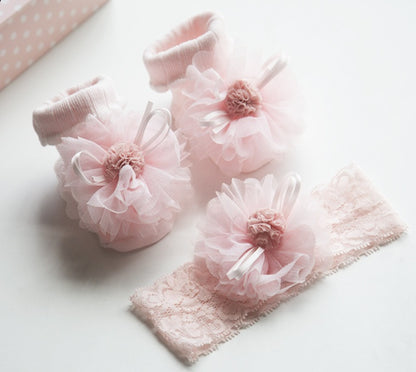 Baby Headband Socks Set Accessories - I Love Goods