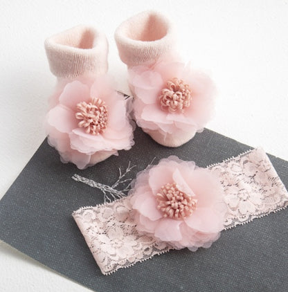 Baby Headband Socks Set Accessories - I Love Goods