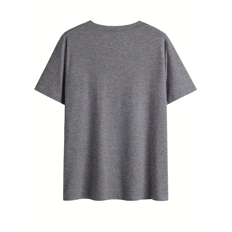 Relaxed V-Neck "IDGAF" T-Shirt - I Love Goods