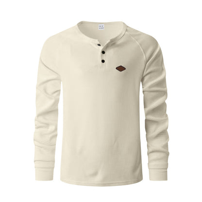 Men's Quick-Dry Waffle Henry Shirt - I Love Goods