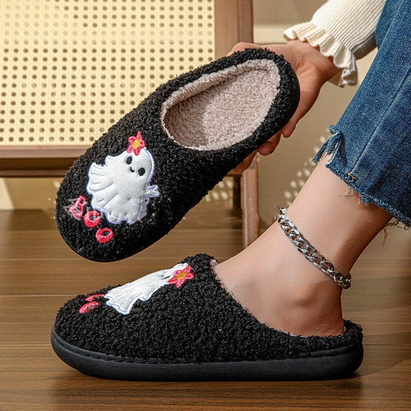 Halloween Home Ghost Cartoon Cotton Slippers - I Love Goods