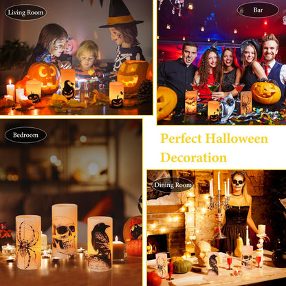 Spooky Glow 3PK Flameless Candles - I Love Goods