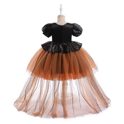 Halloween Girls' Witch Performance Costume Party Dress - I Love Goods