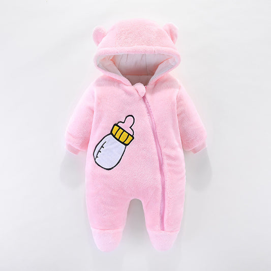 Baby Boys' Thickened Flannel Onesies - I Love Goods