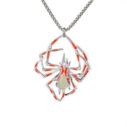Glow-in-the-Dark Spider Necklace - I Love Goods