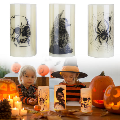 Spooky Glow 3PK Flameless Candles - I Love Goods
