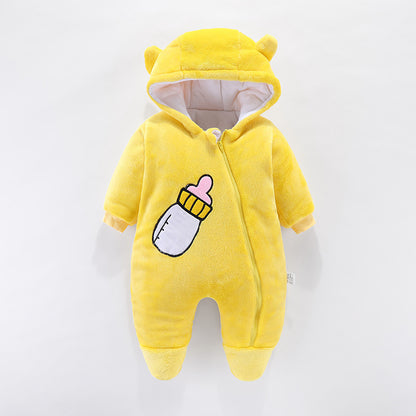 Baby Boys' Thickened Flannel Onesies - I Love Goods
