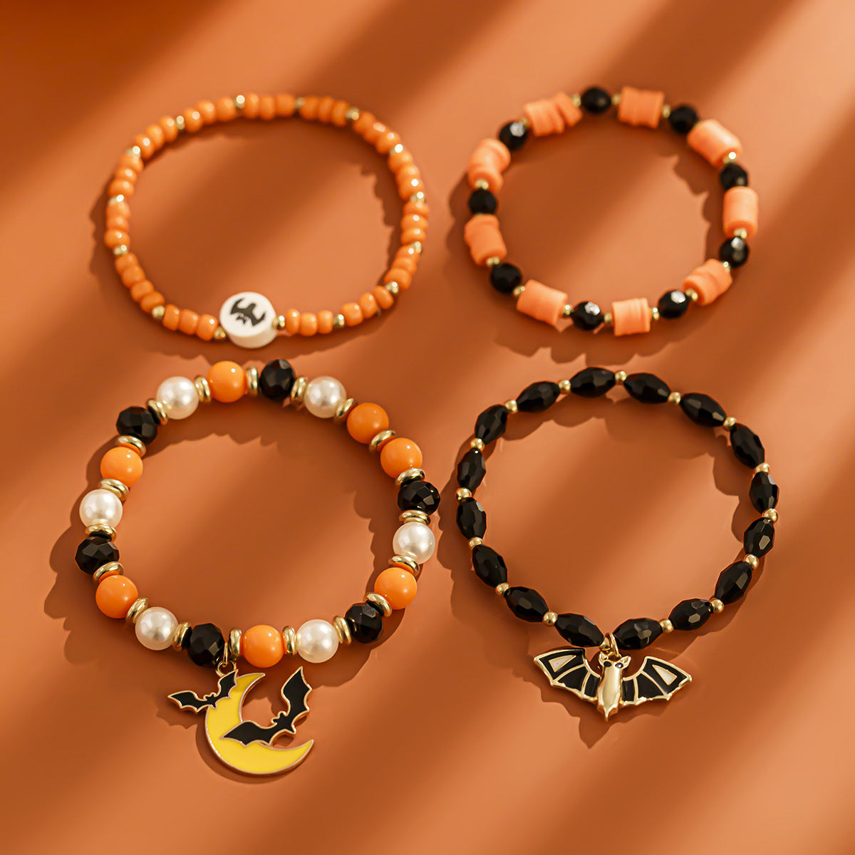 Gothic Glam Bat Bracelet Stack - I Love Goods