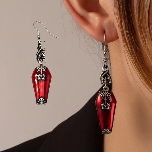 Chic Retro Bat & Spider Earrings - I Love Goods