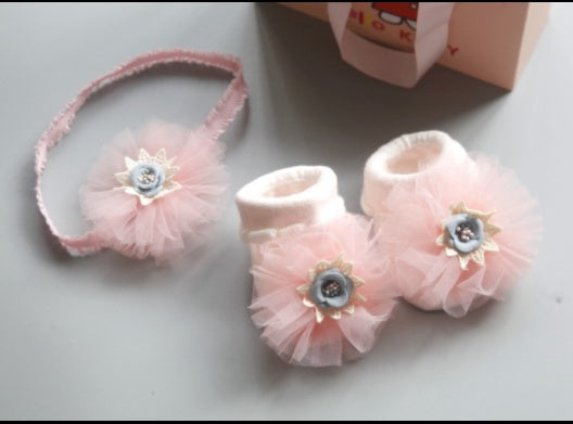 Baby Headband Socks Set Accessories - I Love Goods