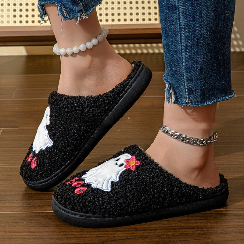 Halloween Home Ghost Cartoon Cotton Slippers - I Love Goods
