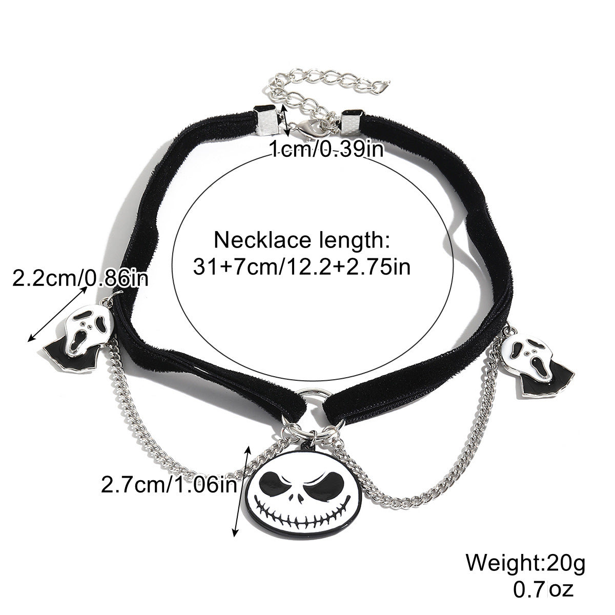 Spooky Halloween Charm Necklace - I Love Goods