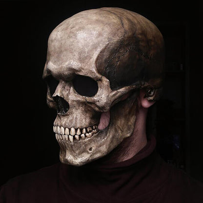 Realistic Movable-Jaw Skull Mask - I Love Goods