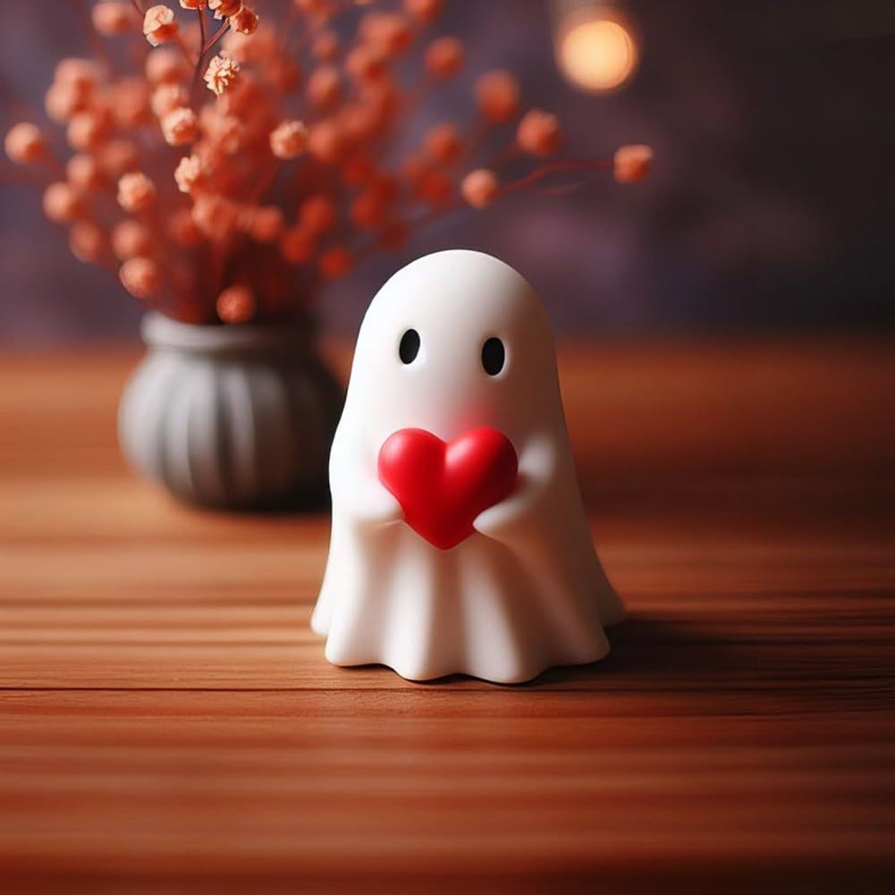 Halloween Middle Finger Love Ghost Ornaments - I Love Goods